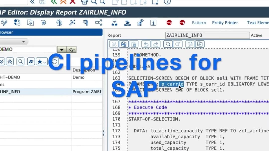 Nuve: CI pipelines for SAP in 60 seconds