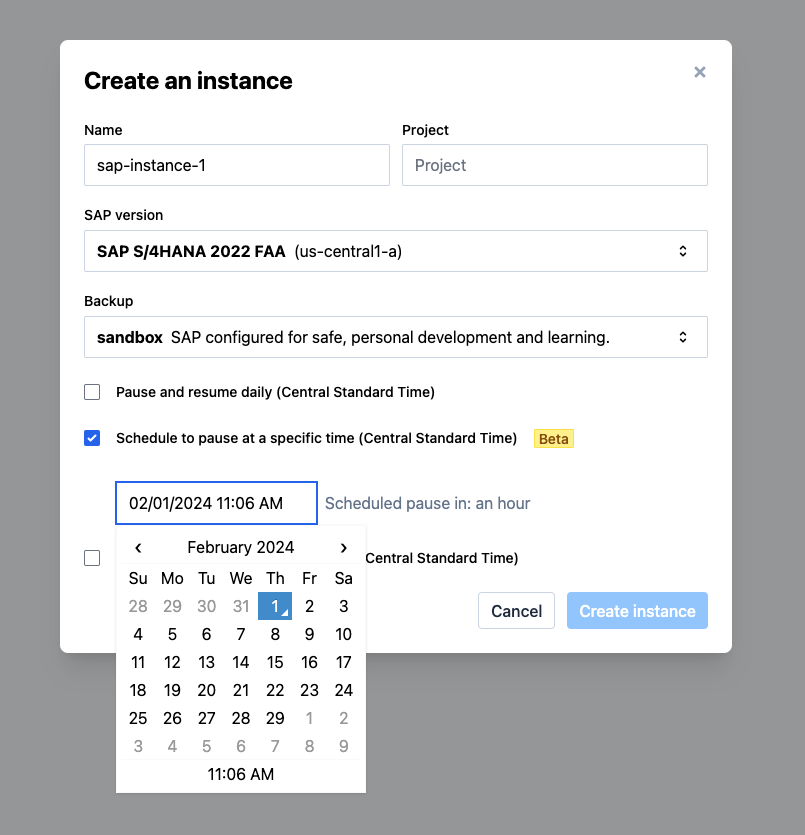 Beta Release of Scheduled Pause