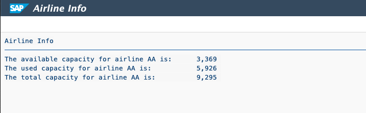 ZAIRLINE_INFO Good Results